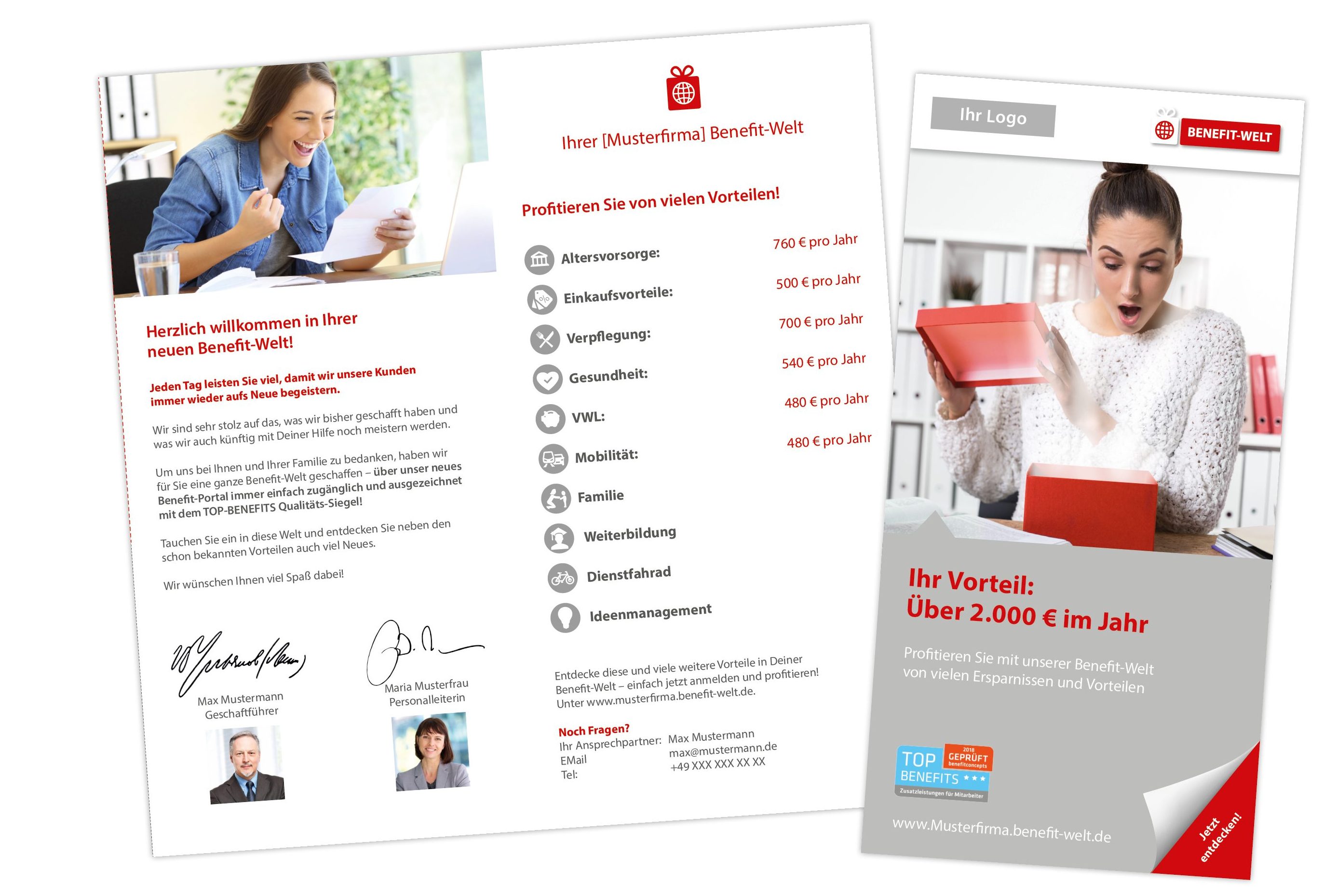 Bewerber- & Mitarbeiter-Flyer